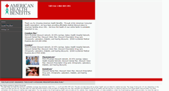 Desktop Screenshot of americanhealthbenefits.com